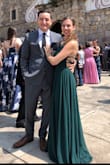 Ordered this dress for a wedding in Mexico. Having a larger chest, I was worried about the backless aspect, but with the straps tightened it wasn't an issue for me. The narrowness of the top did take some management so I wouldn't have inappropriate side-boob, but a bigger size would have been far too long. It was a lengthy dress as it is. All those things considered I loved it! The green is so beautiful, and I felt like a princess. Definitely one of my new favorites!! - Maija P.