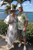 This dress was the perfect thing to pick for a trip to Maui! So easy to wear, no thought required. I paired it with taupe booties and a grey hat from Lulus. Photographs well. - Michelle S.