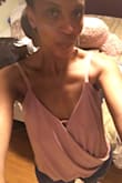 I just received my top and it is just SO amazing!! I absolutely LOVE the material!! It is weighted perfectly so it flows just right!! It is also so smooth and feels great against my skin. I am going to go bra-less with this one (might wear pasties) because the pattern is just so flattering. You will NOT be disappointed!! - Serina T.