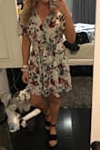 It's the perfect cross between flowy and fitted. It fits me in all the right places. Love it so much!! - Samantha T.