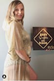 I wore this as a cover-up over a bodysuit to a concert while pregnant. I can't wait to wear it at the beach. It's super comfy and has a sheer sparkle to it. - Kelsey T.