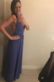 This dress is amazing! It took me awhile to figure out how to put it on but it is adorable. I suggest getting double sided fabric tape due to the plunging neckline. - Sydney P.
