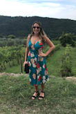 Fits like a glove. The back is beautiful. Wore this to explore wineries in California - Lexy H.