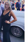 I wore this dress to a girlfriend of mines wedding. I got SO MANY compliments. If you have wider hips (like I do), it hugs all your curves. It's a dress you can wear over and over again and still get compliments every time. - Emily L.