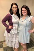 This dress was so beautiful and I received so many compliments! It was a little tight in the bust area, but overall, I was very pleased! - Amber O.