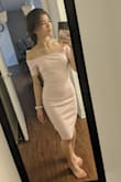 I absolutely love this dress! Bought it for my graduation. Normally I find it hard to find something that fits me because of my size but its almost perfect! The only thing I would say is that the bust is a little too big and it's a little too long, but a simple hem and a good bra could fix that. - Taylor M.
