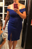 I normally don't buy such conservative dresses, but I needed a cocktail dress for a yacht club party, and this fit the bill perfectly! It's super good quality and very comfortable! Love the blue color it's gorgeous - Hilary S.