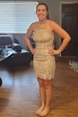 I love the dress! I got it as a graduation dress and it's perfect! The perfect length so that it's cute, but classy. The lace is gorgeous and it is extremely comfortable, I can't wait to wear it for my graduation. - Maddison S.