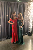 I wore this dress to a make a wish gala and I was getting compliments all night. The size was perfect. Only thing is I'm a little short so had to wear taller heels, which was fine. - Stephanie C.