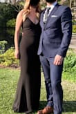 This was a great dress for a black Tie Wedding. I'm sure I will wear it again. I had it altered as it was a little too long.
I chose not to wear a bra bit felt comfortable all day/night.
It looks a lot more expensive than it really was. - Constanze S.