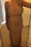 Love this dress! Def thought it was going to be too tight but after my fiane zipped me up it felt good a little tight but I wanted it to be! Fits my chest sooo well also! - Shay M.