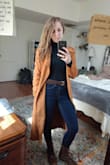 I adore this coat. It is so functional and perfect for spring/fall. It looks super sharp and I get a ton of compliments on it - Stacie B.