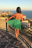 Great dress! Wore this is cabo for a wedding and it was perfect. I ordered a small and normally wear small in dresses and tops. True to size, great length. I wore with pasties, no bra. - Jessica M.