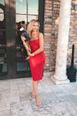 Perfect dress. A mature length and really flattering fit. - Sarah B.