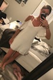 Love this dress! I was worried it was going to be too short but it was the perfect length. It is NOT see through at all! I switched the straps around so it criss-crossed in the back not the front. I'll be wearing it on vacation! - Kara V.
