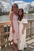 I could not find a dress to wear for a close friends wedding in mid-March, but I knew Lulus would not let me down. It surely didn't!! This dress is so flattering and beautiful. The color was the perfect light pink spring shade. The lace is light-weight & looks much more expensive than it is. I wore this dress for 8 hours and was never uncomfortable. The length was perfect & exactly what I was hoping for. You will not regret this purchase. - Tori L.