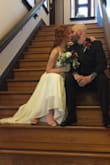 Perfect for our courthouse wedding. I got 5 inches hemmed so I could walk in it in heels. I got lots of compliments! - Suzanne H.