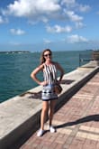 I love this dress! Comfortable and cute. Wore it on vacation and love that it doesn't blow up in the wind. So glad I bought this! - Kristen C.