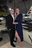 I loved this dress! Perfect for not quite summer/ spring weather with extra coverage, the material isn't super thick, while still being alluring with the thigh slit and open chest. You can adjust how much or little shows too. - Stasia M.
