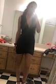 I love this dress, it forms great to your body and looks like it would be super revealing but the ruched material make it so that it's not too tight, I got a size small and it fits great, don't need a bra with it or anything. - Marissa G.