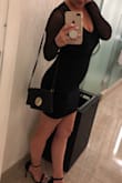 UPDATE: I loved this dress! Got many compliments and was perfect for a night on the town. 

I go between mediums and smalls with Lulus depending on the fabric and fit. I originally ordered a medium based on my measurements compared to the size chart and also other reviews. The medium ended up being too big especially in the arms. I returned for the small and it fits perfect. I can't wait to wear this to Vegas for my best friends Bach! - Brittany G.