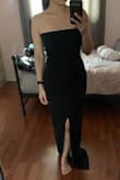 After reading all the reviews, I ordered myself a Medium. Unfortunately it was too big, so I exchanged it over the phone for a Small. The person over the phone was super nice and understanding about the situation, I paid extra for shipping, to get the dress faster, and used a 10% promo code, that she let me use for my exchange as well and I didn't have to pay for shipping again!! - Chandni