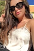 This cami is comfortable and look great with any type of bottom combo. Casual or fancy you can wear it either way. - Katherine N.