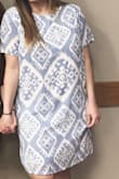 I'm in between sizes and ordered an XL instead of a large, and I probably should have ordered a large instead! It's a little big on me, but still very cute. - Ashley V.