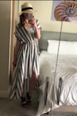 Love this piece. I paired with a Bralette and shorts while out and about but perfect on it's own poolside or at beach. Material is nice and flows. - Maura R.