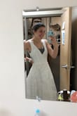 I highly recommend this dress. I bought this as a wedding dress because I can't afford much and I definitely never expected to buy online but I don't regret one bit! Beautiful and super soft material. I need to hem just a tad and get it altered around the waist but all in all I'm amazed by the quality for the price. The tracking was also beyond amazing and came as beautiful as ever within a reasonable time! - Destiny C.