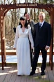 I ordered a couple of dresses from this website and all of them were great quality, but this dress stood out above them all. I love the lace sleeves, the open back, the scalloped trim... This dress was amazing for our small backyard ceremony. Everyone could not believe I ordered this dress online. I will say it does run big and I needed to bring it for alterations even after going a size down. We had to take in the waist, shorten the length of the dress and fix the back as it did not lay flat on the back. Even with alterations this dress was a steal. Thank you Lulus! - Jenna R.