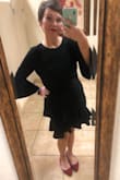 I receive so many compliments when I wear this dress! It's perfect for all occasions and fits comfortably. I love it!
My waist is 42 inches but the option on here only goes up to 36. - Tara H.