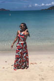 It is a little long, so I got it tailored but it was light and fit perfect, received lots of compliments! - Janielle D.