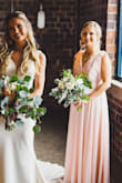 This dress was perfect for my sisters wedding as her MOH. It was extremely comfortable to wear and I felt beautiful. It was easy and low cost to have it hemmed. I would recommend this dress to anyone!! So beautiful! - Elaine H.