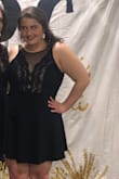 I loved this dress! It shows off curves and some cleavage while still versatile enough that it is appropriate for many types of occasions. It complemented my pear shape and was super comfortable. Will be wearing again for years to come! - Hannah J.