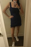 This is a great dress. It is very flattering and fits me well in all places which can be hard for me with my larger breast size. Can be dressed up with heels or down with sneakers like I did! - Emma S.