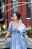 I'm obsessed with this dress. This was my first purchase from Lulus, so based on reviews on other items I figured I'd be a small. The dress fits perfectly and it is as feminine and romantic as in the display pictures! It was double lined and girls with a smaller chest could get away without a bra. Absolutely in love! - Stephanie V.