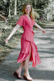 This dress fits perfect! I run between an XS and S so I'm always nervous when I order one way or the other. This dress fits so comfortably, the material is so soft, & the dress is simply elegant. I'm a huge fan of this Lulus and all your guys' line! - Madison R.