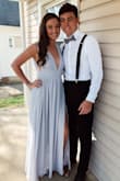 This dress was for my sorority formal and I loved it! I have a smaller bust so I had to order a size smaller so it was tighter in the stomach area but still fit and was comfortable to be in all night! Would definitely buy again! - Lucy L.