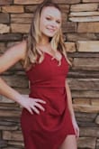 It fits absolutely perfect and was just what I was looking for - I could have fit in a small, but ordered a Medium to prevent the dress from riding up at all and it fit perfect! 10/10 - Sarah B.