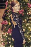 I wear an extra small in all tops and dresses, which is hard to find sometimes! Besides being a tad long which I dealt with by wearing higher heals, it fits PERFECT!! - Heidi L.