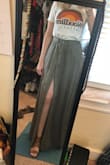 I almost didn't get this because of the price but I am SO glad I did! The fit and quality are amazing. I'll be wearing it all summer long and on holiday in the winter months. I got a size XS. - Jessica T.