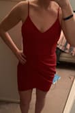 Got it for a summer wedding. Tried it on and loveeee the fit and look. I usually order a small but I got a medium because I don't like pulling my dress down all night and I know with tulip dresses they ride up. Can't wait to wear it!!! - Michelle C.