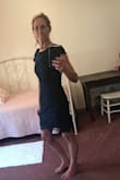 This dress is beautiful. It fits great. - Michelle P.