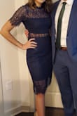 I wore this dress to a charity gala (cocktail attire) and received so many compliments! It showed off my figure but was still very comfortable. I sometimes wear mediums because I'm a little taller and have broad shoulders, but I went with a small in this. I'm glad I did. I can't wait to wear this dress again to a wedding this summer! - Meaghan D.