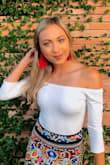 Perfect for my fiesta themed event! Paired with earrings and bodysuit also from Lulus. - Kendall D.