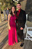To start, I'm short and as expected I had to get a decent amount hemmed (even with heels on). That being said, I have zero other complaints. I normally fit in a small and this fit just fine. This dress is beautiful! Wore it to a wedding in a Florida and received a lot of compliments on it! You would definitely need some kind of adhesive bra, but the straps tighten up enough in the back that the dress itself provides some support, too. 10/10 would recommend. - Kim S.