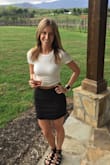 I love this mini skirt! It fits firmly but not at all uncomfortable or too tight. I may have to order this one in another color because I love it that much! - Ashlyn H.