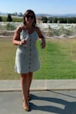 Super cute for the summer! Perfect for the vineyards, planning on wearing this to a baby shower with a jean jacket. And it has pockets! :) - Sabrina W.