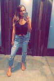 I'm always hesitant to buy jeans online because I'm so short but I just thought these were so cute that I took the chance! These jeans fit perfectly on my waist and they're loose around my legs giving them a nice boyfriend/girlfriend look. I love these so much! - Avery J.